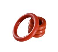 10/50/100pcs CS 2.4/3.1mm Washers Red Silicone O Ring Gasket Sealing Waterproof Rubber Silicon Rings