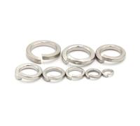 10/50/ 100pcs Spring Split Lock Washer Elastic Gasket M1.6 M2 M2.5 M3 M4 M5 M6 M8 M10 M12 M16 M24 M27 M30 A2 Stainless Steel(M12,10Pcs)