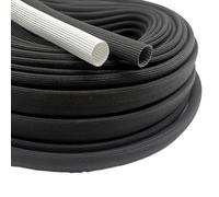 10/50/200M Black Fiberglass Sleeve High Temperature Insulating Cable Protector 600°C 500V-800V(3.5mm,10m)