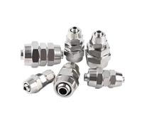 10/50/200Pcs PU Tube Direct Pneumatic Connector PU-4 6 8 10 12 14 16 MM OD Hose Tube Connect Quick Air Hose Tube Fitting(KPU-4mm,200 PCS)