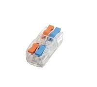 10/50 PCS Mini Fast Wiring Connectors Universal Compact Lever Crimp Splitter Electrical Conductors Push-in Home Terminal Block(M422T,10PCS)