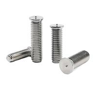 10/500Pcs M3 M4 M5 M6 M8 M10 Weld Studs For Capacitor Discharge Welding 304 Stainless Steel Spot Welding Screws Welding Nails(M5x30(100pcs))