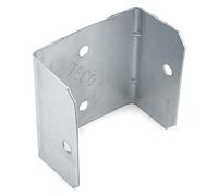 10, 50mm Galvanised Fence/Trellis Panel Bracket Clips