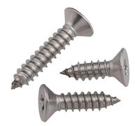 10/50pc M2.3 .6 M3.5 M4 304 Stainless Steel Six Lobe Torx Flat Countersunk Head Security Self-tapping Wood Screw(40mm,10pcs M4)