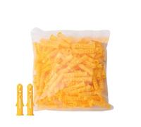 10-50pc Plastic Expansion Pipe M6 M8 M10 L=30-100mm Rubber Plug Plastic Pipe Nylon Column Expansion Screw Anchor Plug wall Plugs(M10x100mm(10pcs))