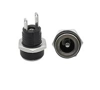 10/50PCS 2 Pin DC022B 5.5 x 2.1mm 3.5x1.3 mm DC Power Jack Supply Socket DC Female Panel Mount Connector 5.5 * 2.5MM(2.5x5.5mm,200 PCS)