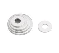 10-50Pcs Aluminum Flat Washers Sealing Ring Gaskets Plug Oil Seal M15 M16 M17 M18 M20 M21 Thickness 1 1.5 2 3 Mm Dish Washers(M18x24x1mm,10Pcs)