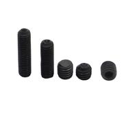 10-50pcs Black Grade 12.9 Steel DIN916 Hex Socket Cup Point Grub Set Screws M1.6 M2 .5 M3 M4 M5 M6 M8(6mm,M1.6 10pcs)