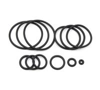 10/50pcs Black Nitrile Rubber Gasket Thickness CS 2.4mm OD 6~180mm(50Pcs,OD 110mm ID 105.2mm)