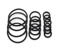 10/50Pcs Black Nitrile Rubber Gasket Thickness CS 3mm OD 9~150mm(10Pcs,OD 15mm ID 9mm)