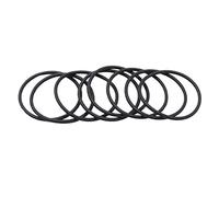 10/50pcs Black O Ring Gasket CS 2mm OD 5mm~150mm NBR Automobile Nitrile Rubber Round O Type Corrosion Oil Resistant Seal Washer(10Pcs,OD 55MM ID 51MM-CS 2MM)