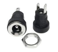 10-50Pcs DC-022B 3A 12v DC Power Supply Panel Mount Connector 5.5 mm x 2.1mm / 2.5mm DC022B(1.3mm 022B,20Pcs)
