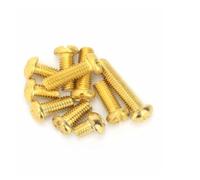 10-50pcs DIN7985 M2 M2.5 M3 M4 M5 M6 Brass Round Pan Head Machine Screws(8mm,M3 50pcs)