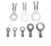 10/50pcs DJ431 A3.2 A4.2 A5.2 B4.2 B6.2 8.2 Wire End Lug Terminal O Ring Bare Copper Press Circular Splice Crimp Cable Connect(B8.2,10pcs)