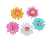 10/50PCs Flower 2Hole Wooden Buttons for Scrapbooking Crafts DIY Baby Children Clothing Sewing Accessories Button Decoration-20 35mm-50PCS