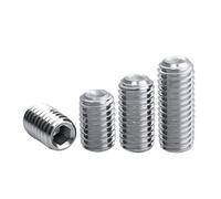 10-50pcs Hex Hexagon Socket Flat Point Set Screw M2 M2.5 M3 M4 M5 M6 M8 Headless Bolt DIN913 304 Stainless(M5 (30pcs),16mm)
