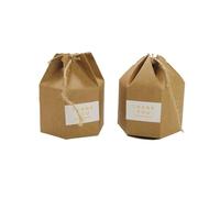 10/50Pcs Kraft Paper Hexagonal Gift Box for Gifts, Crafts | Gift Apparel Box With Rope Forest Wedding Favor Candy Packaging Birthday Party Supplies(Color6,50pc)