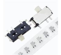 10/50Pcs/lot 7-Pin On/Off 1P2T SPDT MSK-12C02 SMD Toggle Slide Switch For MP3 MP4(Reel White,50 PCS)