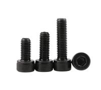 10-50pcs/lot DIN912 M3*4/5/6/8/10/12/14/16/18/20/25/30/35/40/45/50/100 Grade 12.9 Black Hexagon Hex Socket Head Cap Screw(X 10mm 50pcs)