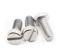 10-50pcs M1.6 M2 M2.5 M3 M4 M5 M6 A2-70 Stainless Steel 304 DIN84 GB65 Slotted Cap Head Slot Column Round Cheese Head Screw Bolt(3mm,M1.6 20pcs)