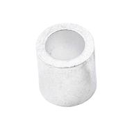 10-50Pcs M1 to M12 Crimp Sleeve Cable Clip Wire Ferrules Round Single Hole Fixing Aluminum Steel Rope Hardware(10Pcs M8)