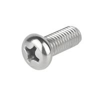 10/50pcs M3 .5 M4 M5 M6 M8 A2 304 Stainless Steel Cross Round Pan Head Screw Bolt Dia 2 3 4 8mm Length 40-55mm(50mm,M5 (10Pcs))