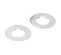 10/50pcs M3-M40 304 Stainless Steel Shim Gasket Ultra Thin Flat Wafer Washer(M10x15xThick (10pcs),0.2mm Thick)