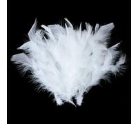 10-50PCS Natural White Feathers Crafts DIY Jewelry Making Headdress Ostrich Turkey Peacock Plumes Wedding Home Decoration-Dark Pink