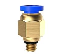 10/50PCS PC Pneumatic Quick Connector 4-12mm Push in Fitting for 1/8" 1/4" 3/8" 1/2" BSPT Thread Air Hose & Tube,Industrial Use (PC4-M5,50 PCS)