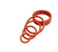 10/50pcs Red Silicone O-Ring CS 2.4mm OD 6-100mm | VMQ Waterproof Washer Round Seal Gasket(50pcs,OD 52MM ID 47.2MM_CS 2.4MM)