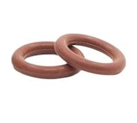 10-50pcs Thickness 1.5/1.9mm Brown O-ring Fluorine Rubber Sealing Gasket Rubber Washer(OD17xCS1.9-30pcs)