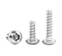 10-50pcs Torx Pan Head Tapping Screw for Plastic M2 .3 .6 M3 .5 M4 M5 Stainless Steel Round Six Lobe Self(M2.6x10mm 50pcs)