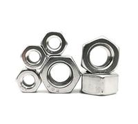 10/50pcs UNC 2#-56 3#-48 4#-40 5#-40 6#-32 8#-32 10#-24 12#-24 UNF 0#-80 10#-32 304 Stainless Steel US Coarse Fine Thread Hex Hexagon Nut (Size : 50pcs 6-32)(10pcs UNF 080)