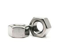 10/50pcs UNC 2#-56 3#-48 4#-40 5#-40 6#-32 8#-32 10#-24 12#-24 UNF 0#-80 10#-32 304 Stainless Steel US Coarse Fine Thread Hex Hexagon Nut (Size : 10pcs 12-24)(10pcs UNC 1224)