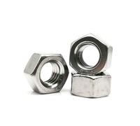 10/50pcs UNC 2#-56 3#-48 4#-40 5#-40 6#-32 8#-32 10#-24 12#-24 UNF 0#-80 10#-32 304 Stainless Steel US Coarse Fine Thread Hex Hexagon Nut(50pcs 8-32)(10pcs UNF 080)