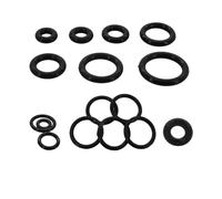 10-50Pcs VMQ Food Grade Thickness CS1mm 2mm 3mm 4mm Silicon Insulated Sealing Ring Black Rubber Silicone Gasket Washers(10Pcs,OD25mm CS1.5mm)