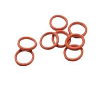 10/50Pcs VMQ O Ring Gasket CS 3mm OD 10~150mm Washer Round Shape Rubber Silicone Red(10Pcs,OD 27MM ID 21MM_CS 3.0MM)