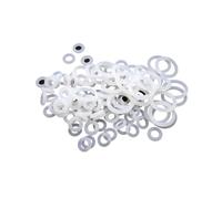 10/50Pcs VMQ Silicone O-Ring CS4mm OD12-150mm White | Waterproof Washer Seal Tool(50pcs,OD 145mm ID 137mm)