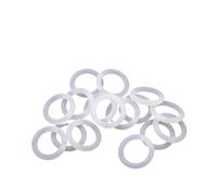 10/50Pcs White Silicone O-Ring Gasket 3mm OD 10-150mm | VMQ CS Washer Rubber Sealing Ring(10Pcs,OD 58MM ID 52MM_CS 3.0MM)