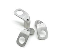 10/50pcs Wire Terminal L Type Right Angle 90 Degree Bend Nose T6/10/16/25-4/6/8/10 Tinned Copper Crimp Connector Cable Lugs (Color : 50pcs, Size : T10-6)