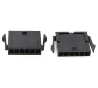 10-50sets 3.0mm Micro-Fit 3.0 Connector Receptacle Housing 2Pin 3 4 5 6 Circuit Plug House Terminal 43640 43645 MX3.0mm(6P Female head,SINGLE ROW_50PCS_MX3.0MM)