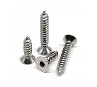10/50X A2-70 304 Self Tapping Wood Screw(25mm,10pcs M4)