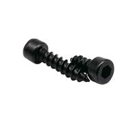 10/50X M2 M2.6 M3 M3.5 M4 M5 M6 Black Carbon 304 Stainless Steel Allen Hex Hexagon Socket Cap Round Head Wood Self Tapping Screw(Black carbon steel,14MM_M3 50PCS)