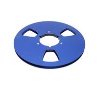 10.5Inch Aluminum Nabs Empty Tape Reel with 3 AntiWind Hole for Improved Tapes Stability and Strength for Long Last Use Aluminum