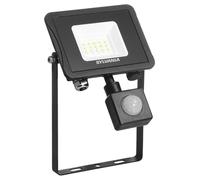 Sylvania SylFlood Black 10.5W LED Outdoor Floodlight - Size: 5.2 x 12.5 x 19cm - Wilko
