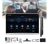 10.6''/11.3''/12.4''/ 13.3'' Car Headrest Video Player,1920×1080 Touch Screen Monitor,Wireless Mirroring Screen, 4K Video, 2+32G - 8 Core Processor,Car for Android 10.0,12.4in
