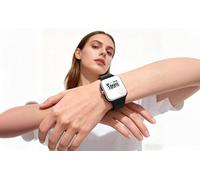 10.6 In Silicone Watch Strap For Golf Buddy Voice, Voice 2 Gps, Lightweight, Scratch-Proof, Waterproof, Easy To Install, Universal Fit, Black