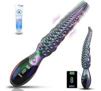 10.6" Tentacle Dildo Vibrator Sex Toys - Realistic Anal Dildo Vibrators with 9 Vibration Modes & LED Display,Sex Toy for G Spot & P Spot Stimulation,Monster Silicone Dildos Anal Plug Prostate Massager