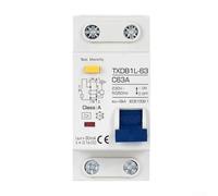 10 63A Residual Current Circuit Breaker MCB RCCB RCD Type AAC with Trip Indication for Safe Electrical Use (A -32A)