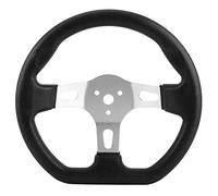 10.63in Steering Wheel - Ergonomic UTV Steering Wheel, ABS Aluminum Alloy Steering Wheel, Comfortable Grip, Easy Installation, for GO Kart Racing Cart Accessory